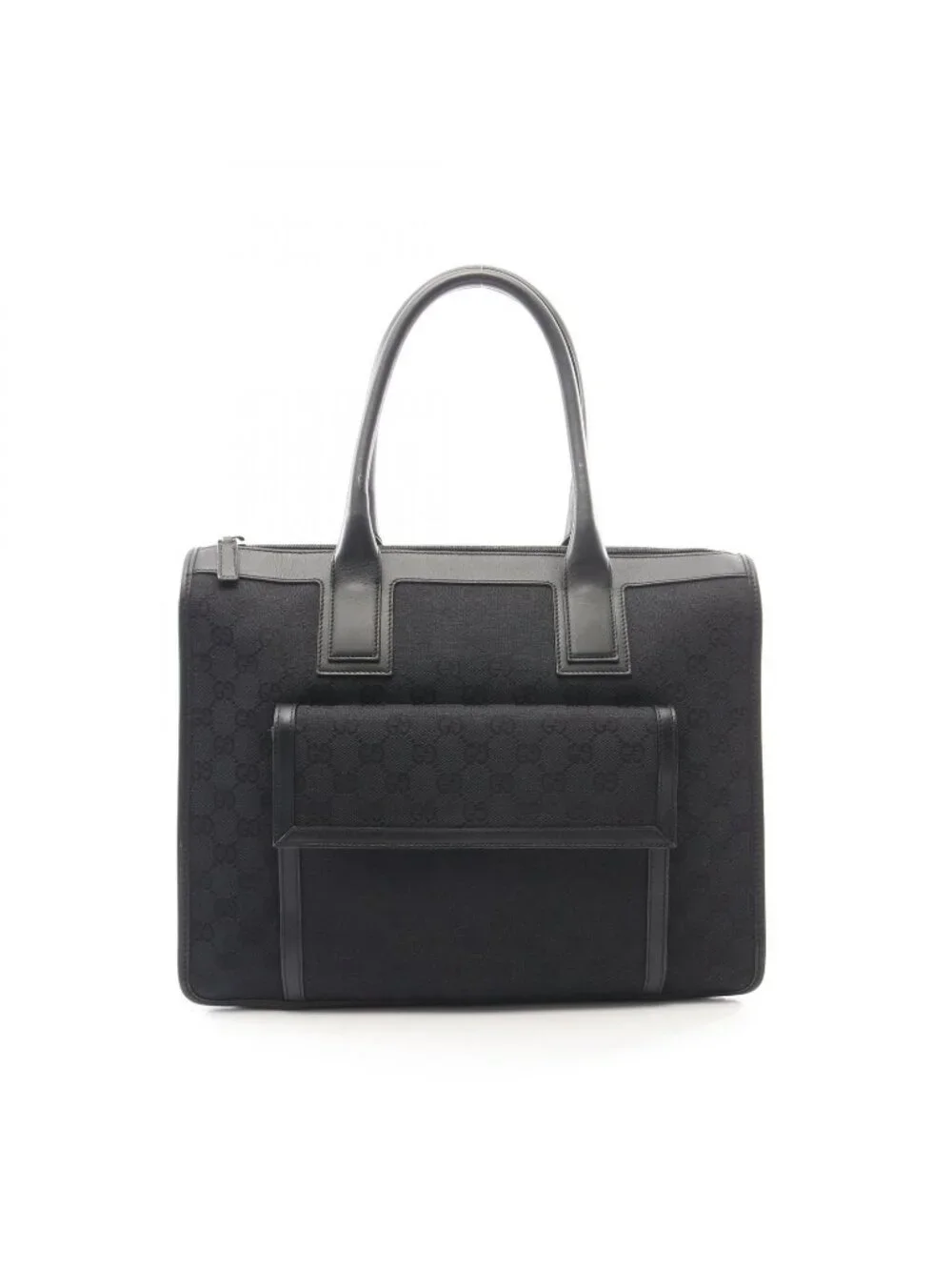 Gucci Handbag GG Canvas 000 Black Tote Bag